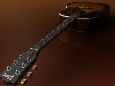 Gibson Hummingbird 3D model