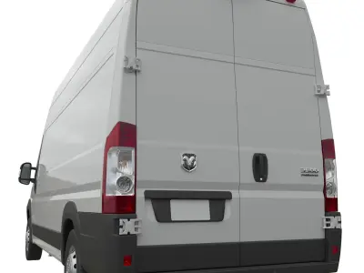2024 Ram ProMaster L4H3 Detailed interior 3D model