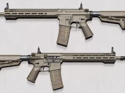 KAC - KS Serie - Replica Low-poly 3D model