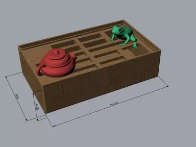 Fountain Tea ceremony 3D print model