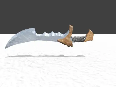 Shadow Blade 3D Model Low-poly 3D model