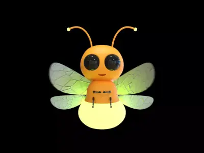 Firefly  Low Poly 3D Model 3D model