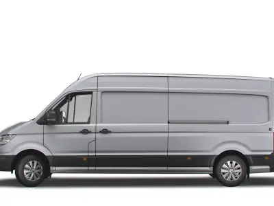 Volkswagen Crafter LWB Trendline UK-spec 2020 3D model