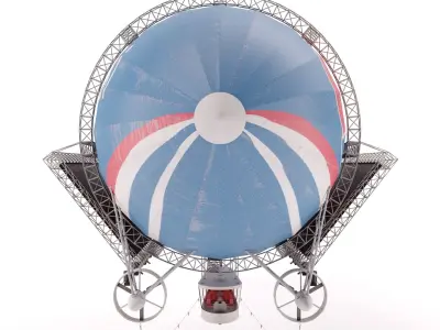 Advertising Zeppelin Pepsi 3D model