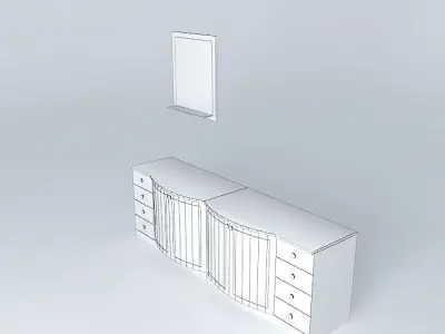 Leroy Merlin Wellington Bathroom Furniture Free 3D model