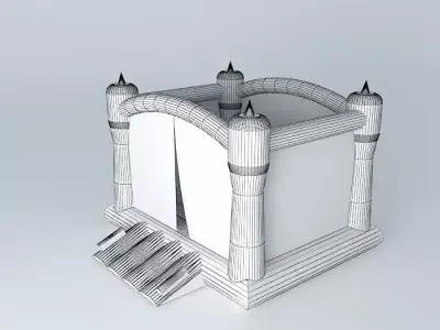 Bouncy castle Free 3D model