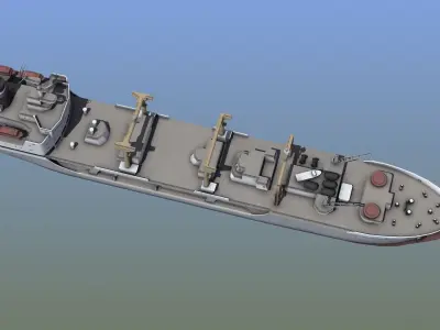 Boris Chilikin Fleet Oiler 3D model