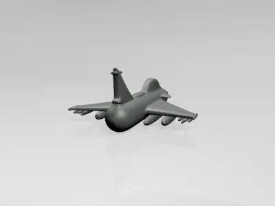 Jet Fighter 01 3D model