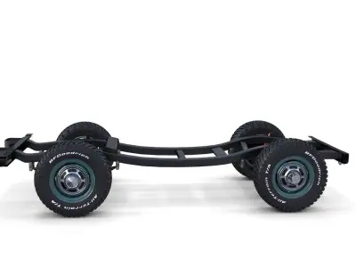 Offroad Vehicle Chassis 3D model