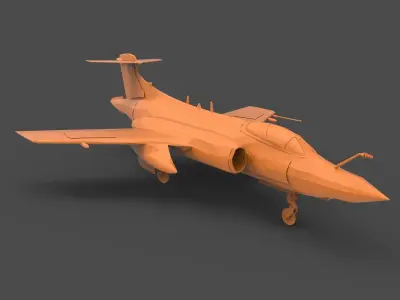 airplane mod1 3D print model
