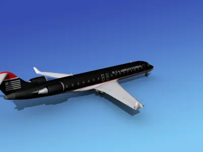 Bombardier CRJ700 US Air Express 3D model