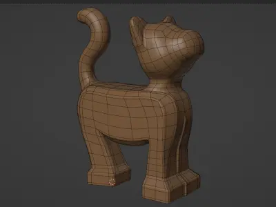 Lego Cat 3D model