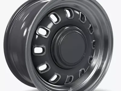 Legendary Wheel Co GT8 Wheel Charcoal 3D model