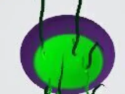 Photorealistic Low-Poly Jellyfish 3D Model Low-poly 3D model