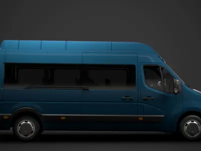 Opel Movano L3H3 Minibus 2020 3D model