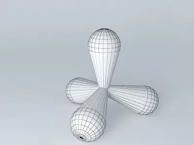Hybridized carbon atom Free 3D model