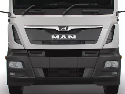 MAN TGM Curtainside 2019 3D model