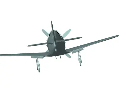 Mitsubishi J2M 3D model