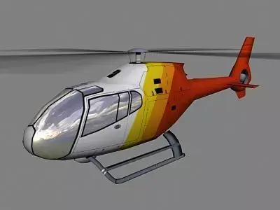 Colibri V2 Helicopter Low-poly 3D model