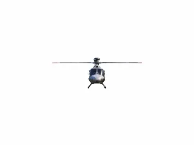 3d Model Helicopter Sunset Flight Collection  3D model