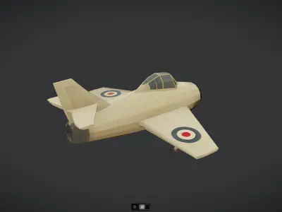 Spacecraft Jet aircraft plane 3dmodel 15 3D model