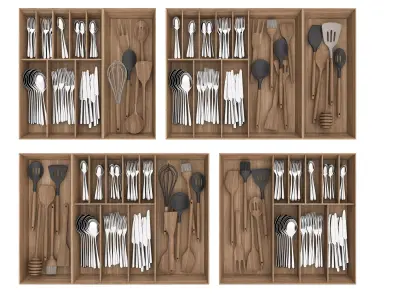 tableware Low-poly 3D model