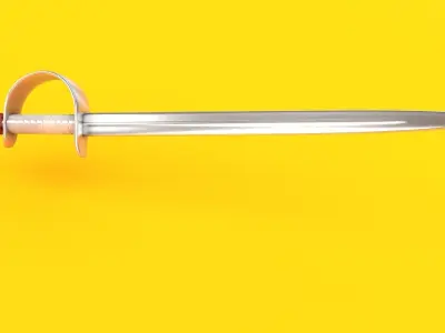  FLASH MING SWORD 3D model