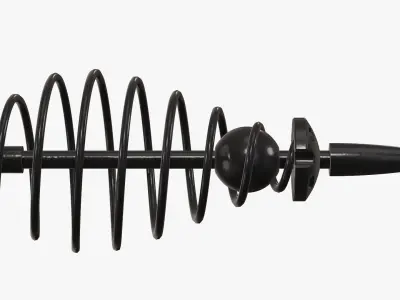 Fish feeder spring  3D model