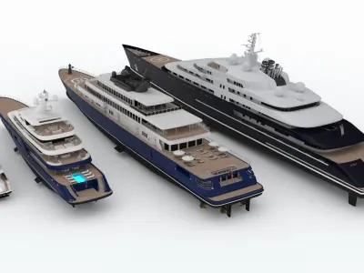 Collection Yacht June 2024 3D model