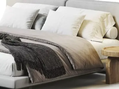 Alivar Echo Bed 3D model