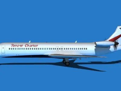 Boeing 7X7-1 Jet Fan V109 3D model