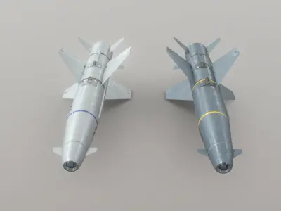 AGM-142 Popeye 1 - 2 Low-poly 3D model