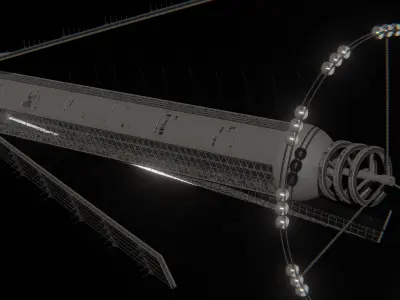 O Neill Cylinder Open-Type 3D model