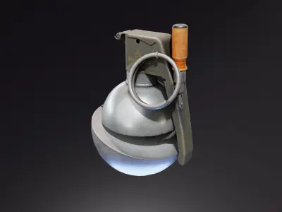 Demon Core Grenade Free low-poly 3D model