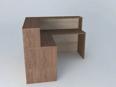 Reception counter Free 3D model purchase