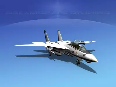 Grumman F-14D Tomcat T11a vf213 3D model