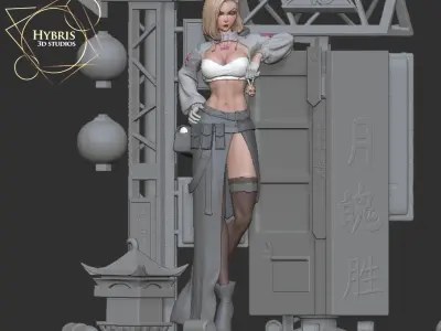 DRAGON BALL CYBERPUNK COMMERCIAL PACKAGE B 3D print model