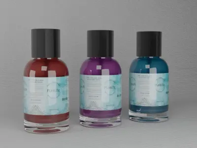 Simple Perfume Bottle Low-poly 3D model