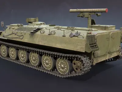 MT-LB Based Vehicles Set 3D Model Collection