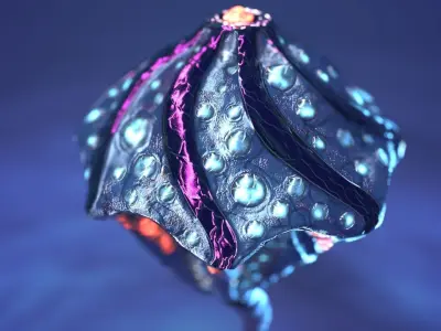 PBR Fantastic Medusa Animated and rigged lowpoly model  Low-poly 3D model