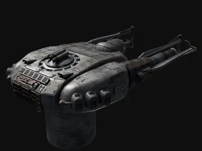 Battlestar Galactica - Main Battery KEW 3D model