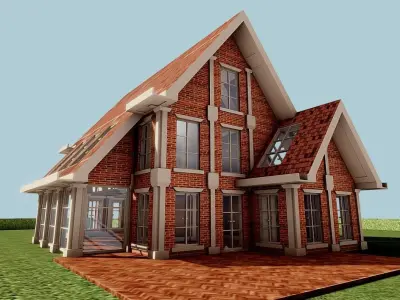 DreamHome Architectural Assets Free low-poly 3D model