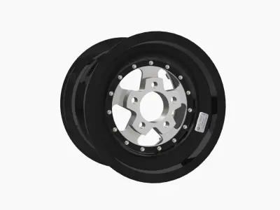 Keizer Full House Forged 15 drag rear wheel Low-poly 3D model