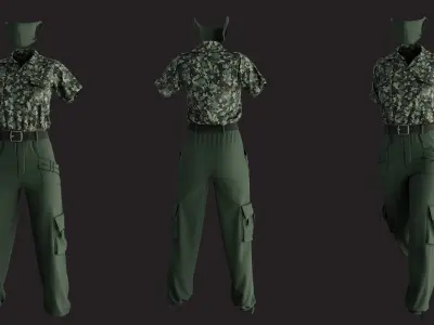 2 Tactical outfits vol03 3D model
