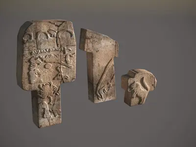 Urfa Gobeklitepe historical places 3D model