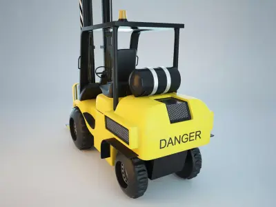 Loader Forklift 3D model