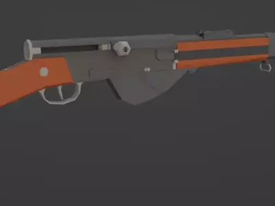 Low Poly RSC 1917 Low-poly 3D model