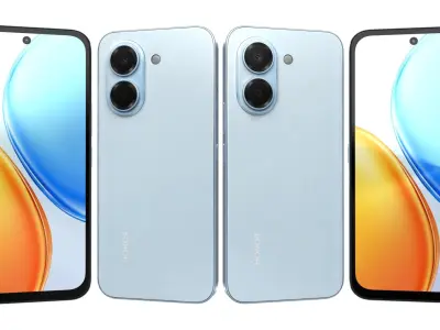 Honor X7e All Colors 3D model