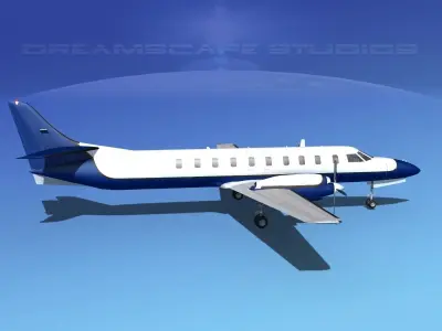 Swearingen SA226 Merlin Airways 3D model