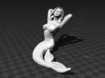 Mermaid - Siren Free 3D print model